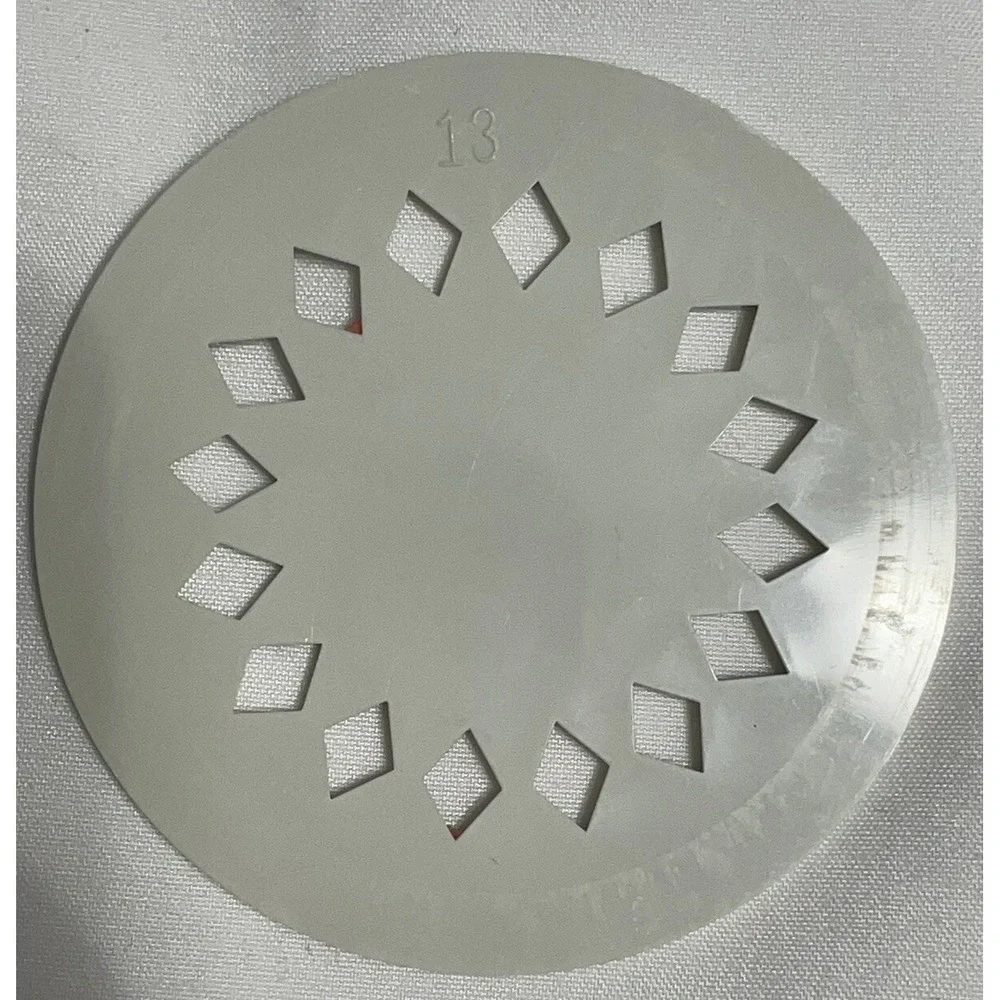 Pampered Chef Cookie Press Parts Cookie Disc # 13 Replacement Disc Fast Shipping
